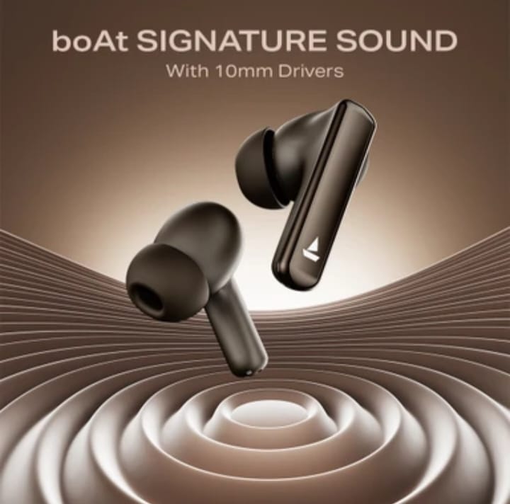 BoAt Airdopes 181 Pro TWS Earbuds with 100 Hours Playback, Quad Mics with ENx™ Technology, 10mm Drivers, BEAST™ Mode, ASAP™ Fast Charge, Bluetooth v5.3 & IPX5 Water Resistance