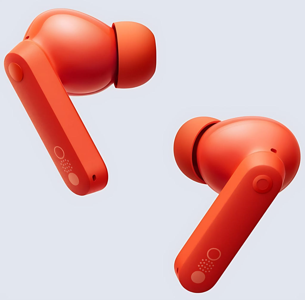 CMF by Nothing Buds (Orange) | 42dB Active Noise Cancellation, 12.4mm Bio-Fiber Drivers, Dirac-Tuned Sound | Wireless Bluetooth Earbuds