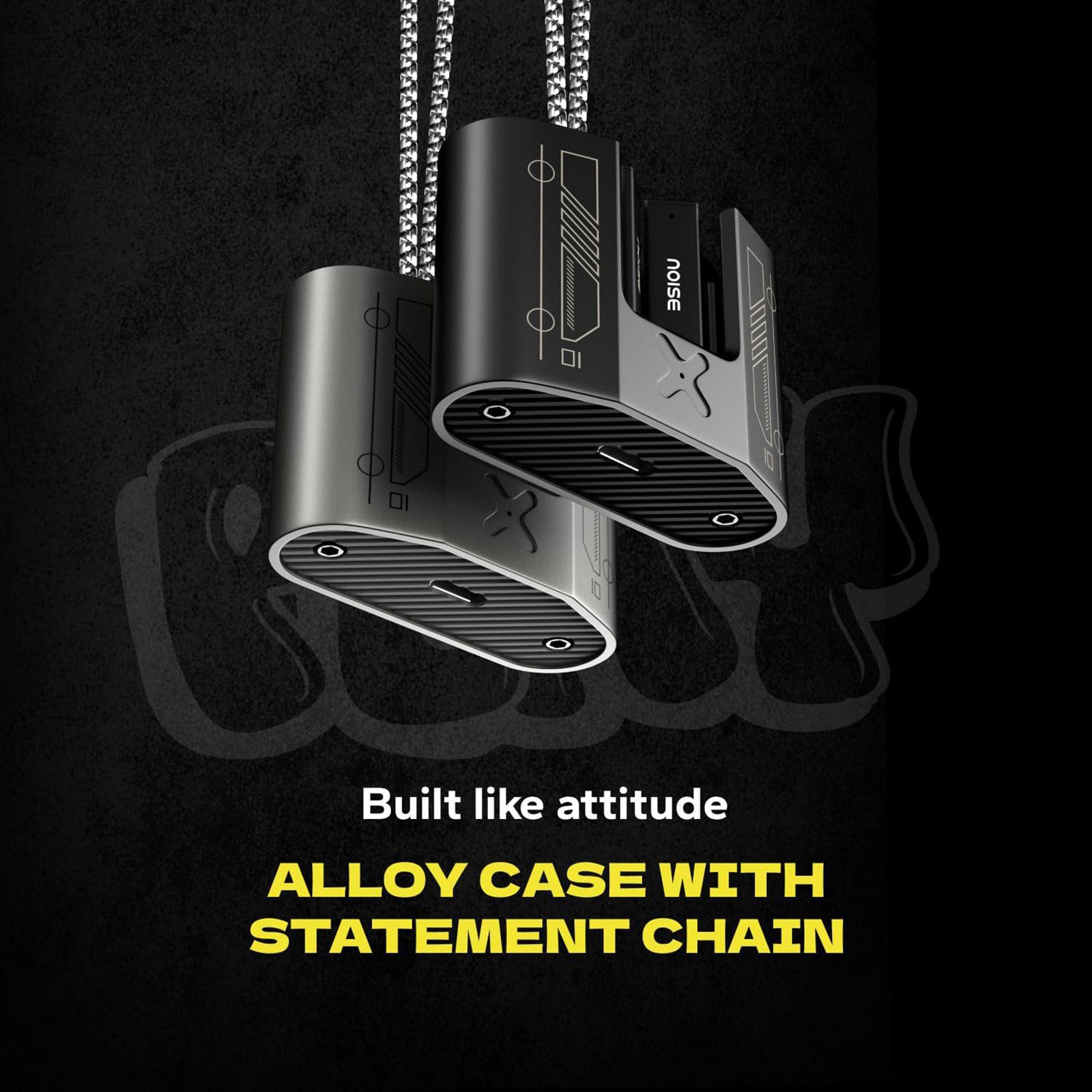 noise Buds Marine TWS Earbuds with Active Noise Cancellation (IPX4 Water Resistant, Dual Pairing, Marine Grey