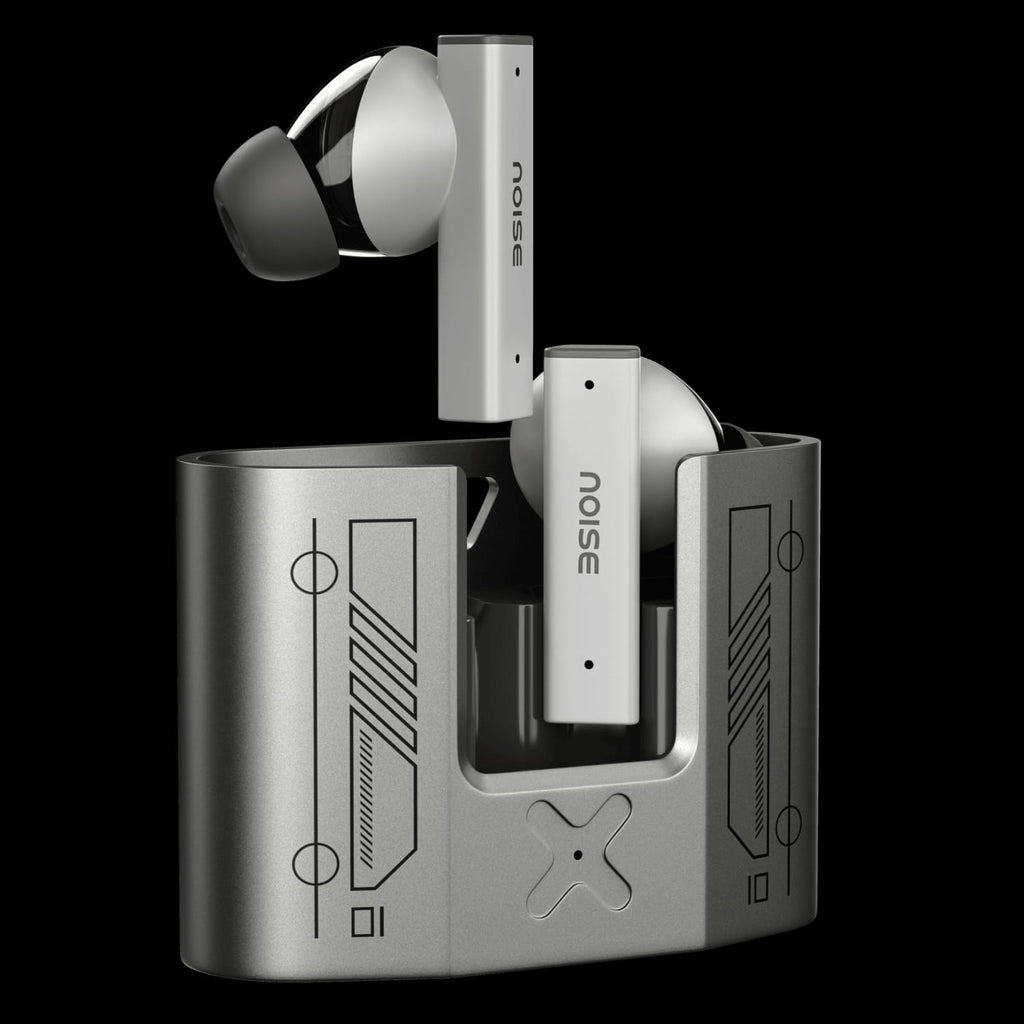 noise Buds Marine TWS Earbuds with Active Noise Cancellation (IPX4 Water Resistant, Dual Pairing, Marine Grey