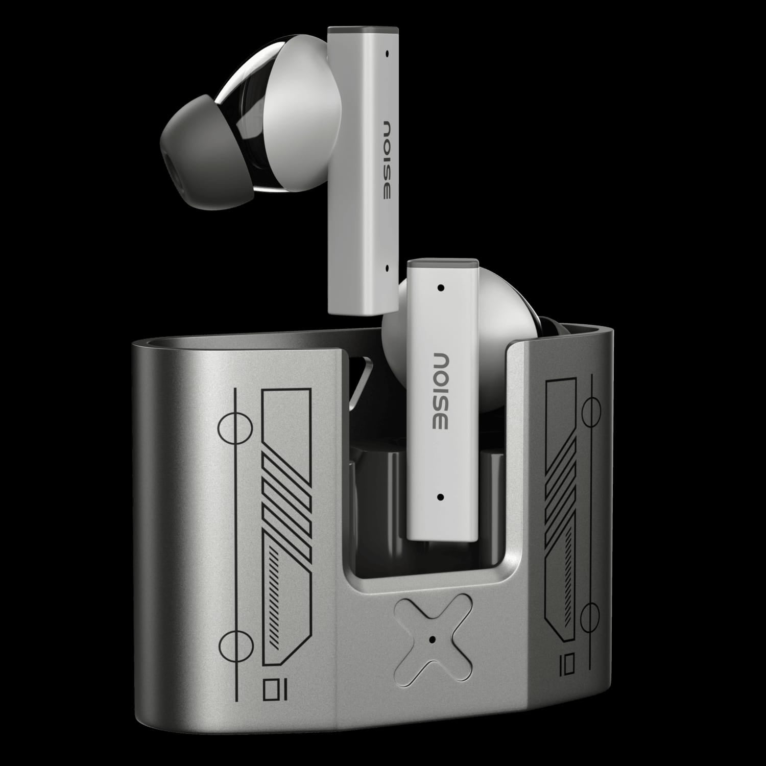 noise Buds Marine TWS Earbuds with Active Noise Cancellation (IPX4 Water Resistant, Dual Pairing, Marine Grey