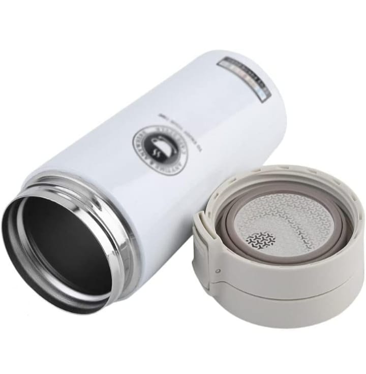 Thermos Flask with Lid Insulated Travel Tea and Coffee Mug Portable Stainless Steel Vacuum Insulated Tumbler Cup for Hot & Cold Drinks(380 ML)