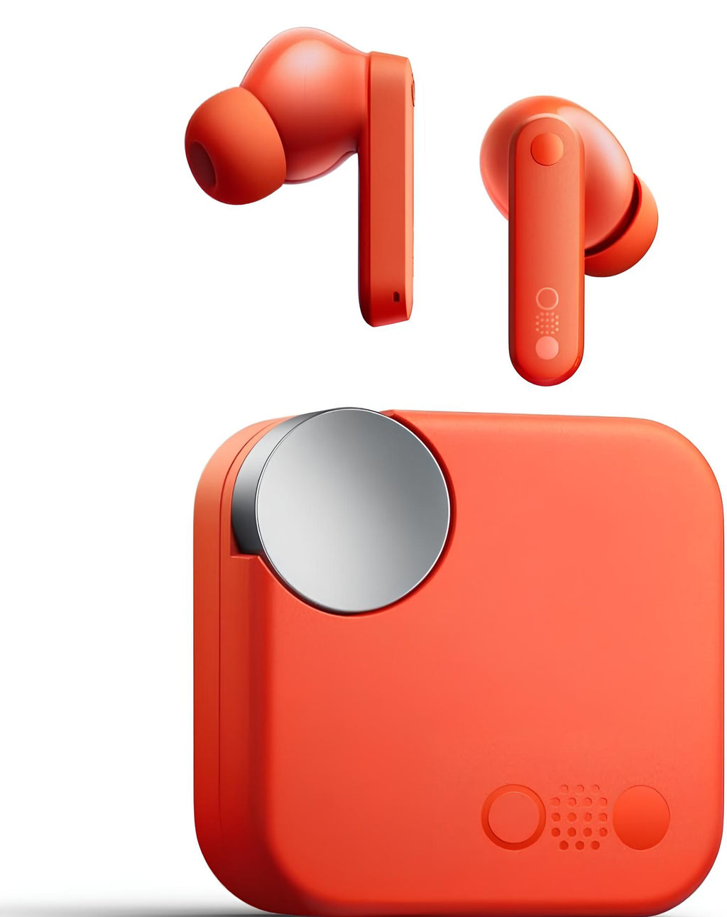CMF by Nothing Buds (Orange) | 42dB Active Noise Cancellation, 12.4mm Bio-Fiber Drivers, Dirac-Tuned Sound | Wireless Bluetooth Earbuds