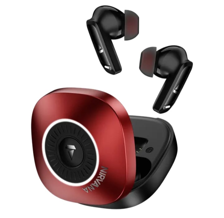 boAt 2026 Launch Nirvana Crown, SONIC ARC, LEDs, Haptic Feedback,50dB Hybrid ANC,Spatial Audio, 6 Mic ENx, App Support, v6.0 Bluetooth Earbuds, TWS Ear Buds Wireless Earphones with mic