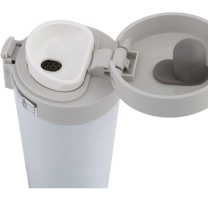 Thermos Flask with Lid Insulated Travel Tea and Coffee Mug Portable Stainless Steel Vacuum Insulated Tumbler Cup for Hot & Cold Drinks(380 ML)