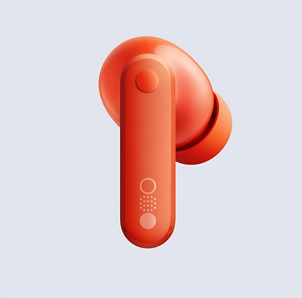 CMF by Nothing Buds (Orange) | 42dB Active Noise Cancellation, 12.4mm Bio-Fiber Drivers, Dirac-Tuned Sound | Wireless Bluetooth Earbuds